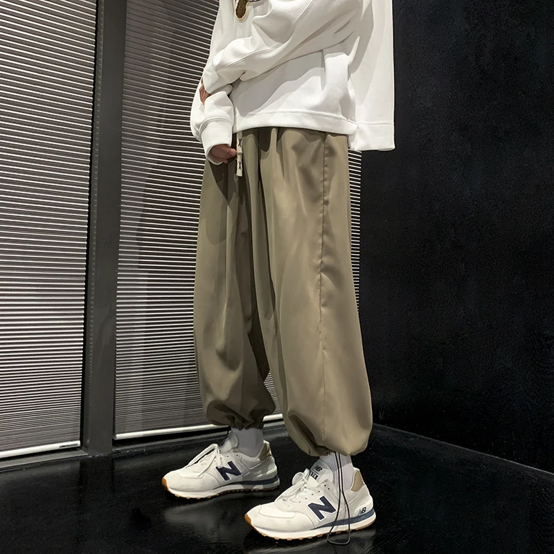 Модные брюки Dstring для мужчин, весенне-осенние свободные спортивные повседневные брюки с широкими штанинами, универсальные длинные брюки для студентов, базовые цвета
Модные брюки Dstring для мужчин, весенне-осенние свободные спортивные повседневные брюки с широкими штанинами, универсальные длинные брюки для студентов, базовые цвета