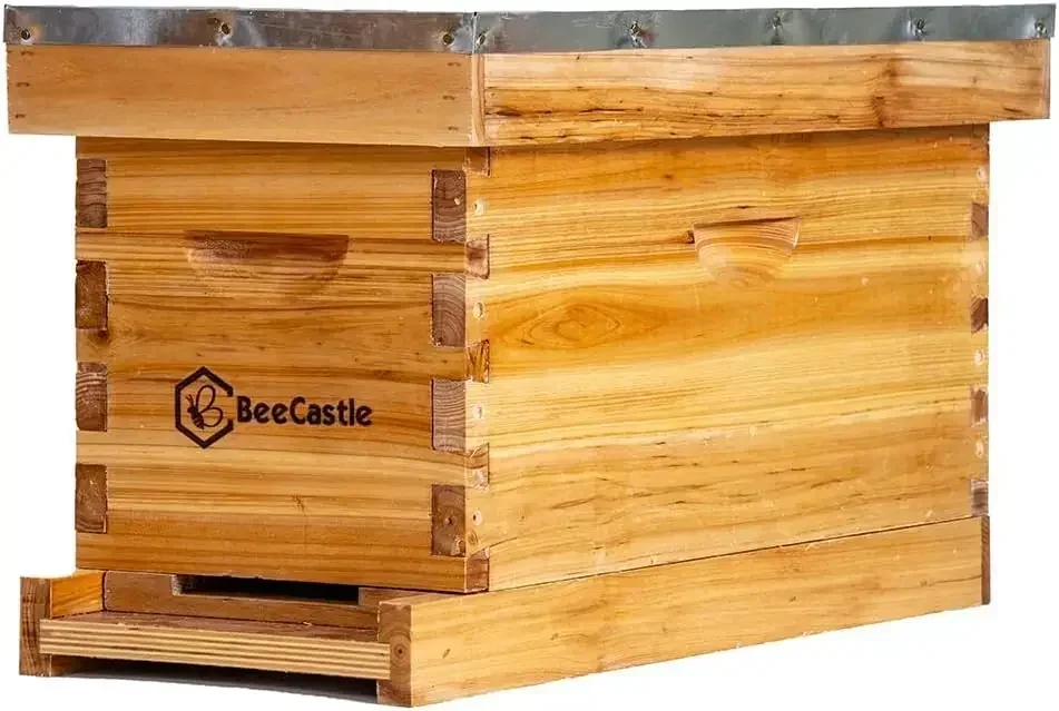 5 Frame Bee Hive Nuc Box Coated with 100% Beeswax Includes Beehive Frames and Waxed Foundations
5 Frame Bee Hive Nuc Box Coated with 100% Beeswax Includes Beehive Frames and Waxed Foundations