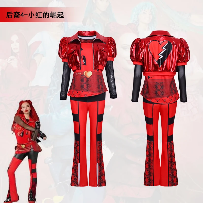 Anime Movie Descendants 4 Red Cosplay Costume The Rise of Red Accion Halloween Disguise Party Dress Up Suit For Woman
Anime Movie Descendants 4 Red Cosplay Costume The Rise of Red Accion Halloween Disguise Party Dress Up Suit For Woman
