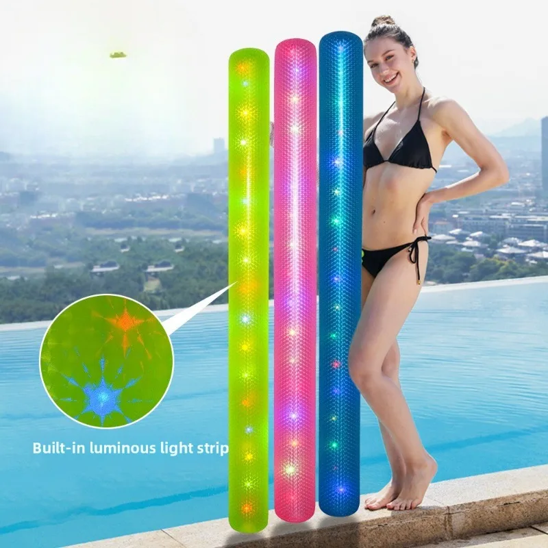 One Size LED Inflatable Swim Stick Floating Pool Noodle Light Up Water Toy for Kids Adults Buoyancy Training
One Size LED Inflatable Swim Stick Floating Pool Noodle Light Up Water Toy for Kids Adults Buoyancy Training