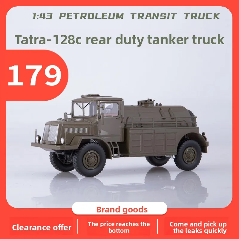 Original Czech Oil Tank Military Vehicle TATRA-128C Simulation Model 1:43 Alloy Car Model Gift SSM1367
Original Czech Oil Tank Military Vehicle TATRA-128C Simulation Model 1:43 Alloy Car Model Gift SSM1367