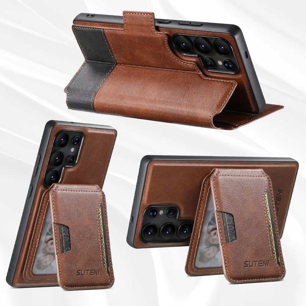 Detachable Wallet Case with Magnetic Flip Phone Cover for Samsung Galaxy S25 S24 S23 S22 Ultra with Support Wireless Charging
Detachable Wallet Case with Magnetic Flip Phone Cover for Samsung Galaxy S25 S24 S23 S22 Ultra with Support Wireless Charging