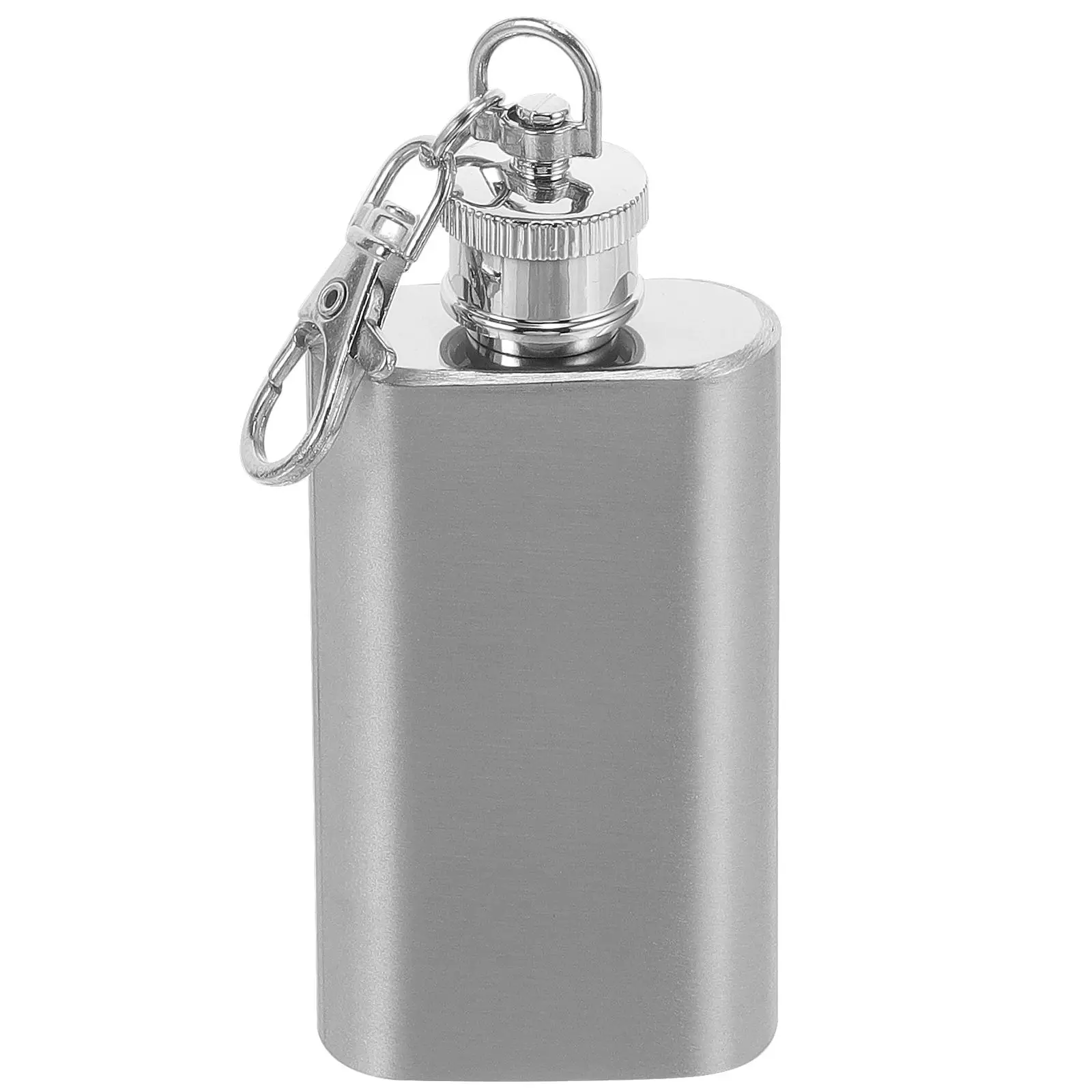 Stainless Steel Flagon Flask 2 Ounces Silver Hip Flask for Leakproof Pocket Travel Whiskey Bottle Keychain
Stainless Steel Flagon Flask 2 Ounces Silver Hip Flask for Leakproof Pocket Travel Whiskey Bottle Keychain