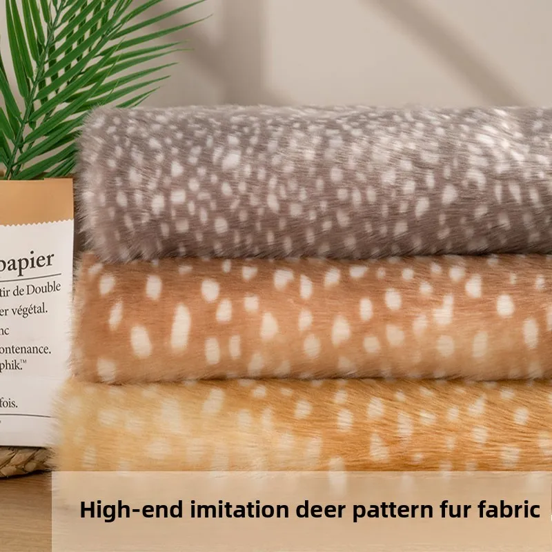 2cm Leopard Print Deer Print Short Plush Artificial Fur Fabric Performance Costumes Fur Animal Clothing Carpet DIY Lining Fabric
2cm Leopard Print Deer Print Short Plush Artificial Fur Fabric Performance Costumes Fur Animal Clothing Carpet DIY Lining Fabric