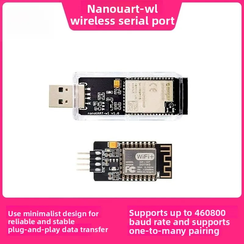 USB to TTL Wireless Serial Module – 2.4GHz High-Speed Transparent Transmission Converter for Smart Car & UART Communication
USB to TTL Wireless Serial Module – 2.4GHz High-Speed Transparent Transmission Converter for Smart Car & UART Communication
