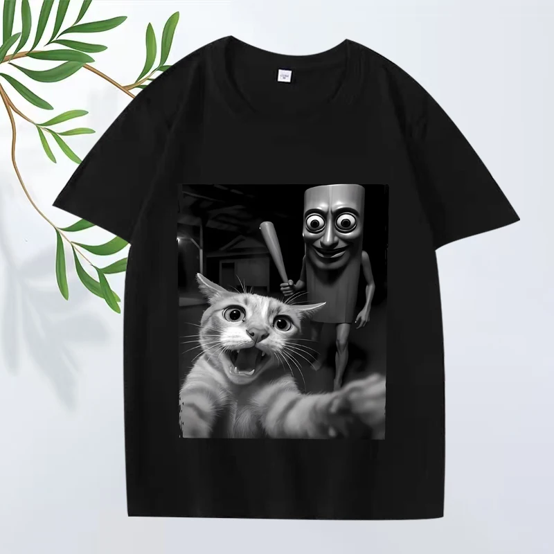 Tung Tung Tung Sahur Italian Brainrot Meme Cat Selfie T Shirt men ’s women Oversized 100% Cotton short sleeve Summer Unisex tops
Tung Tung Tung Sahur Italian Brainrot Meme Cat Selfie T Shirt men ’s women Oversized 100% Cotton short sleeve Summer Unisex tops