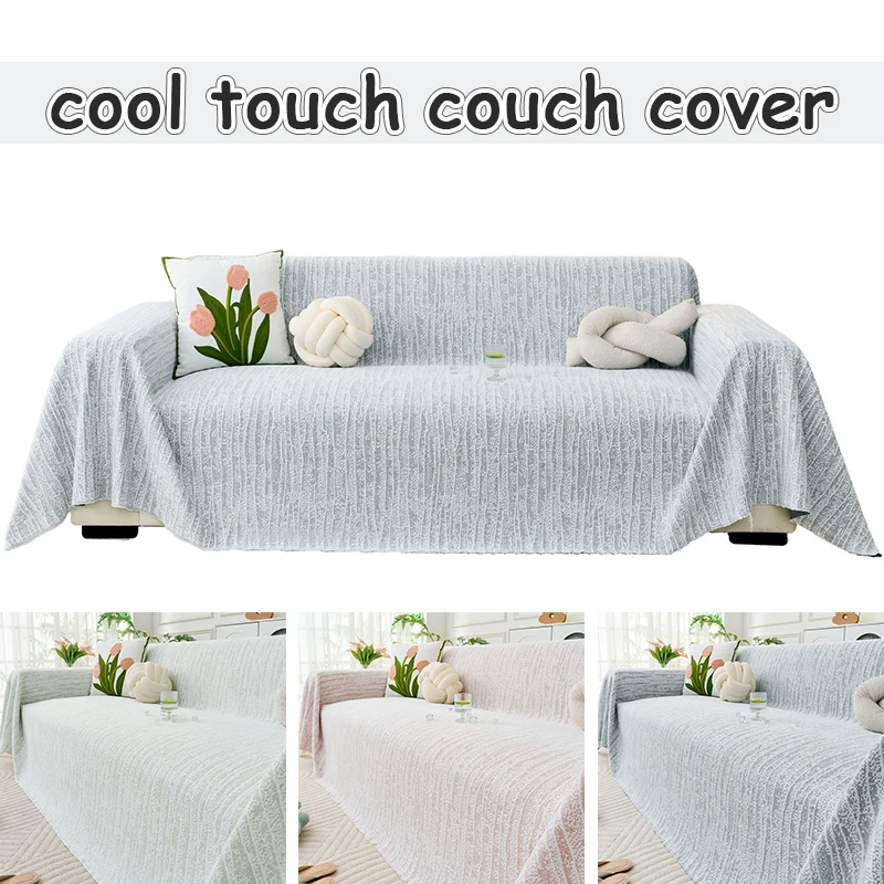 Cooling Ice Silk Sofa Cover Multi-Use Breathable Cooling Throw Blanket Wrinkle Resistant Couch Cover for Living Room Bed Office
Cooling Ice Silk Sofa Cover Multi-Use Breathable Cooling Throw Blanket Wrinkle Resistant Couch Cover for Living Room Bed Office