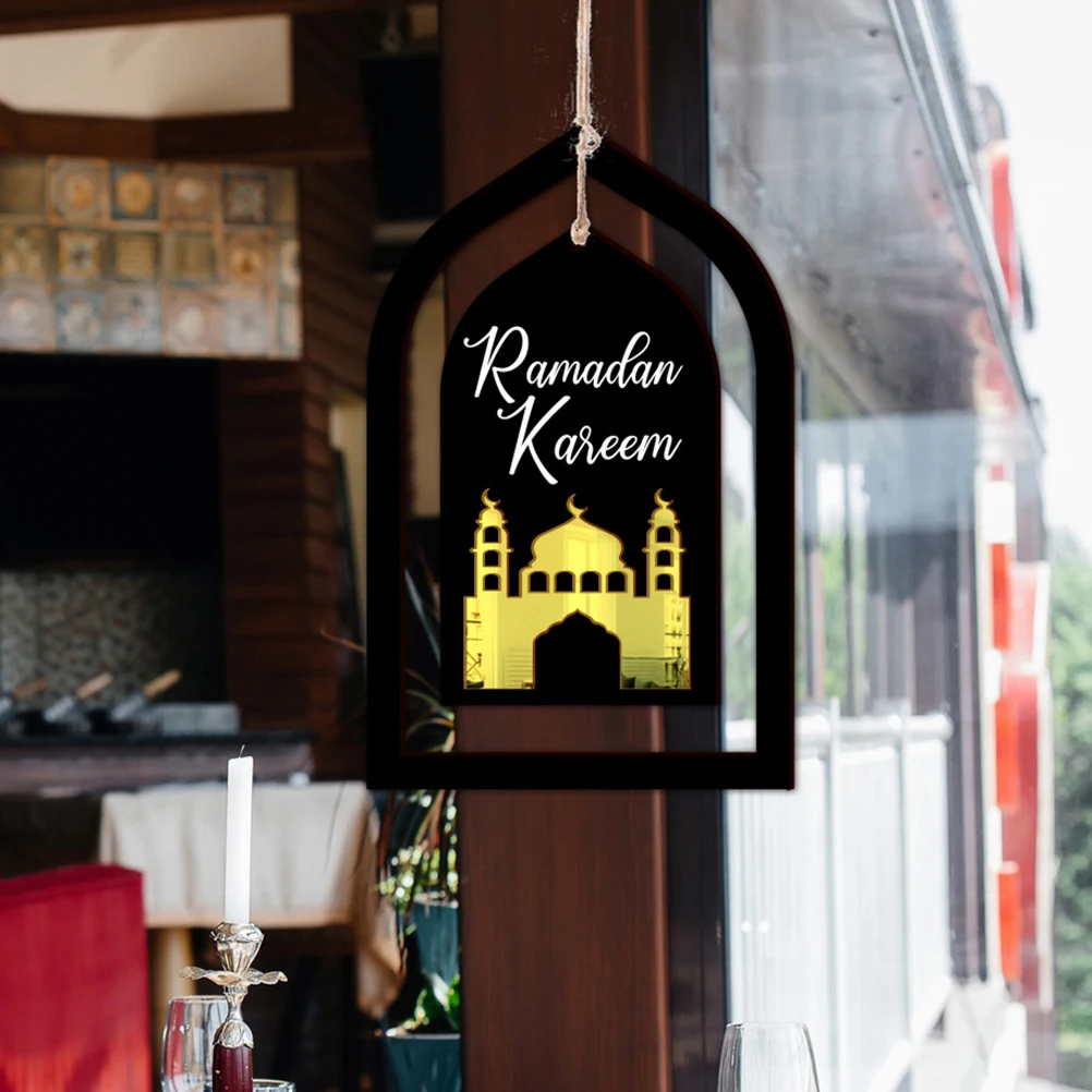 Ramadan Hanging Door Sign Compact Design Eid Mubarak Festival Party Hanging Ornament Ramadan Eid Decor Mubarak Door Sign 
Ramadan Hanging Door Sign Compact Design Eid Mubarak Festival Party Hanging Ornament Ramadan Eid Decor Mubarak Door Sign
