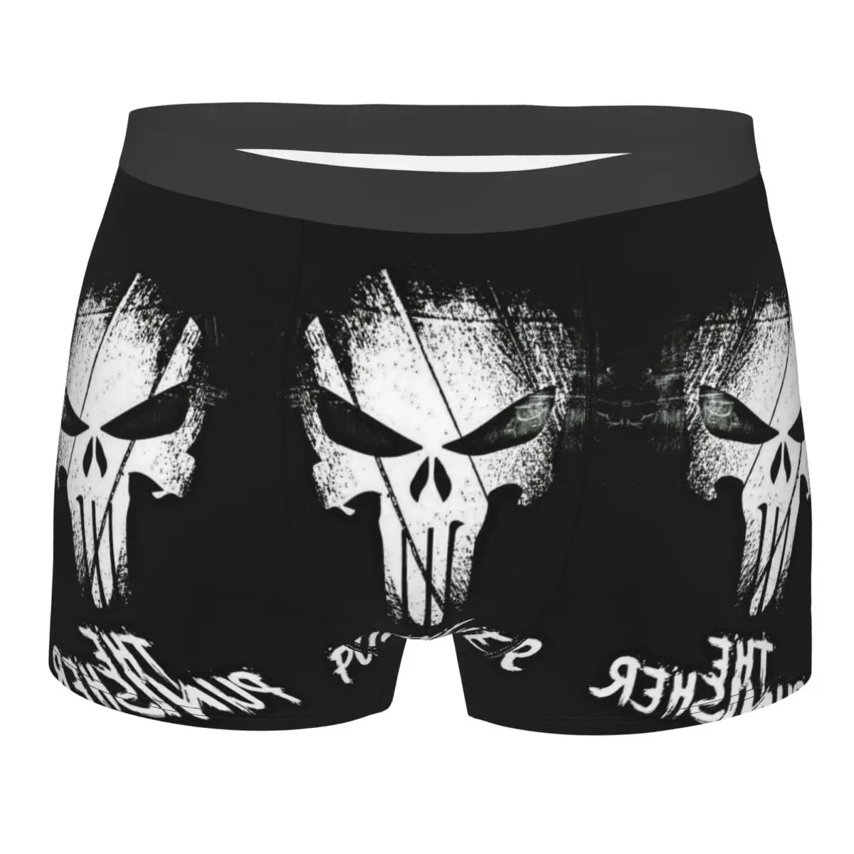 Custom Funny Punisher Skull Symbol Boxers Shorts Panties Men's Underpants Comfortable Cartoon Design Briefs Underwear
Custom Funny Punisher Skull Symbol Boxers Shorts Panties Men's Underpants Comfortable Cartoon Design Briefs Underwear