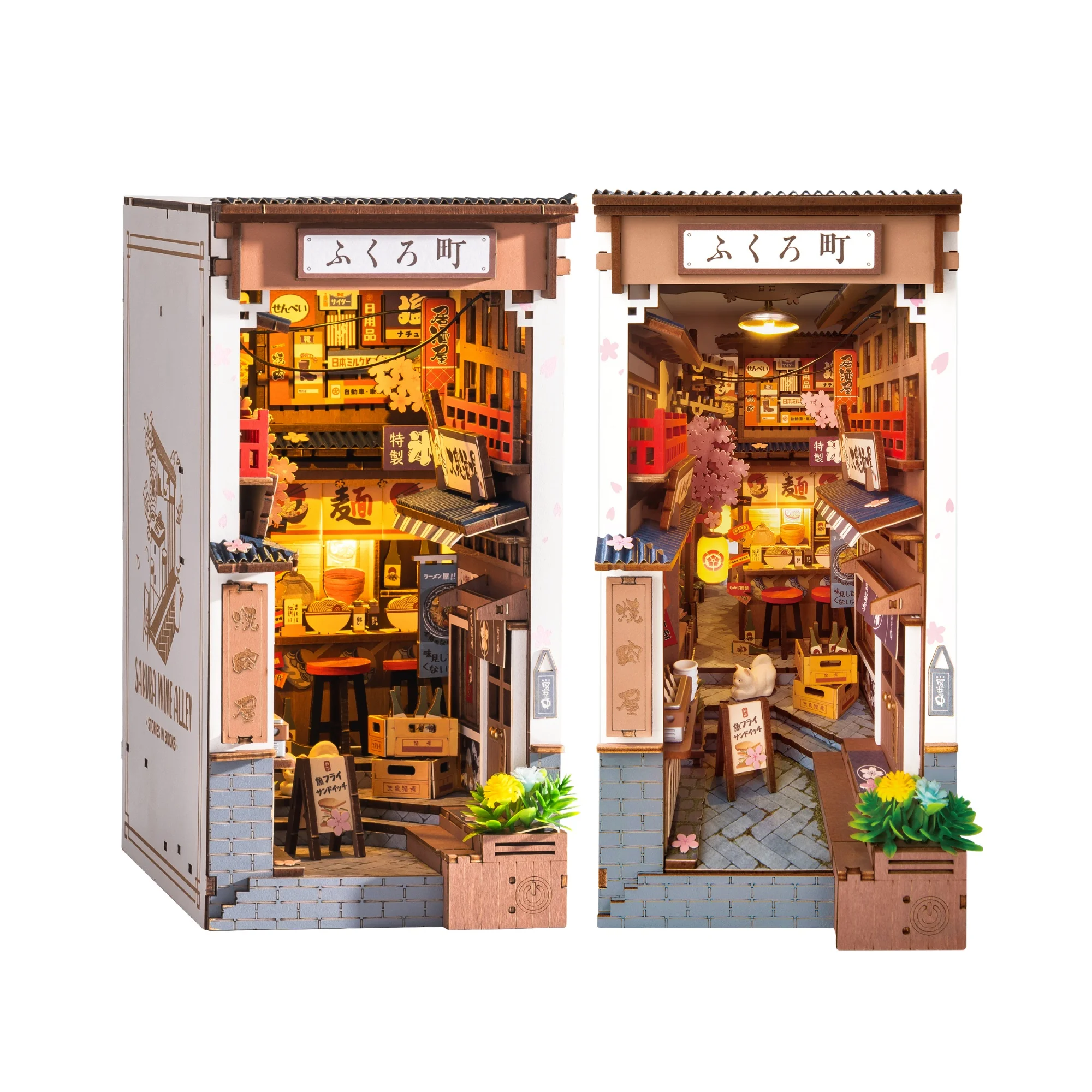 Набор для сборки 3D-пазла Rolife DIY Book Nook Kit «Сакура: Винный переулок» из дерева, модель-конструктор, подставка для книг с LED-подсветкой для декора книжной полки
Набор для сборки 3D-пазла Rolife DIY Book Nook Kit «Сакура: Винный переулок» из дерева, модель-конструктор, подставка для книг с LED-подсветкой для декора книжной полки
