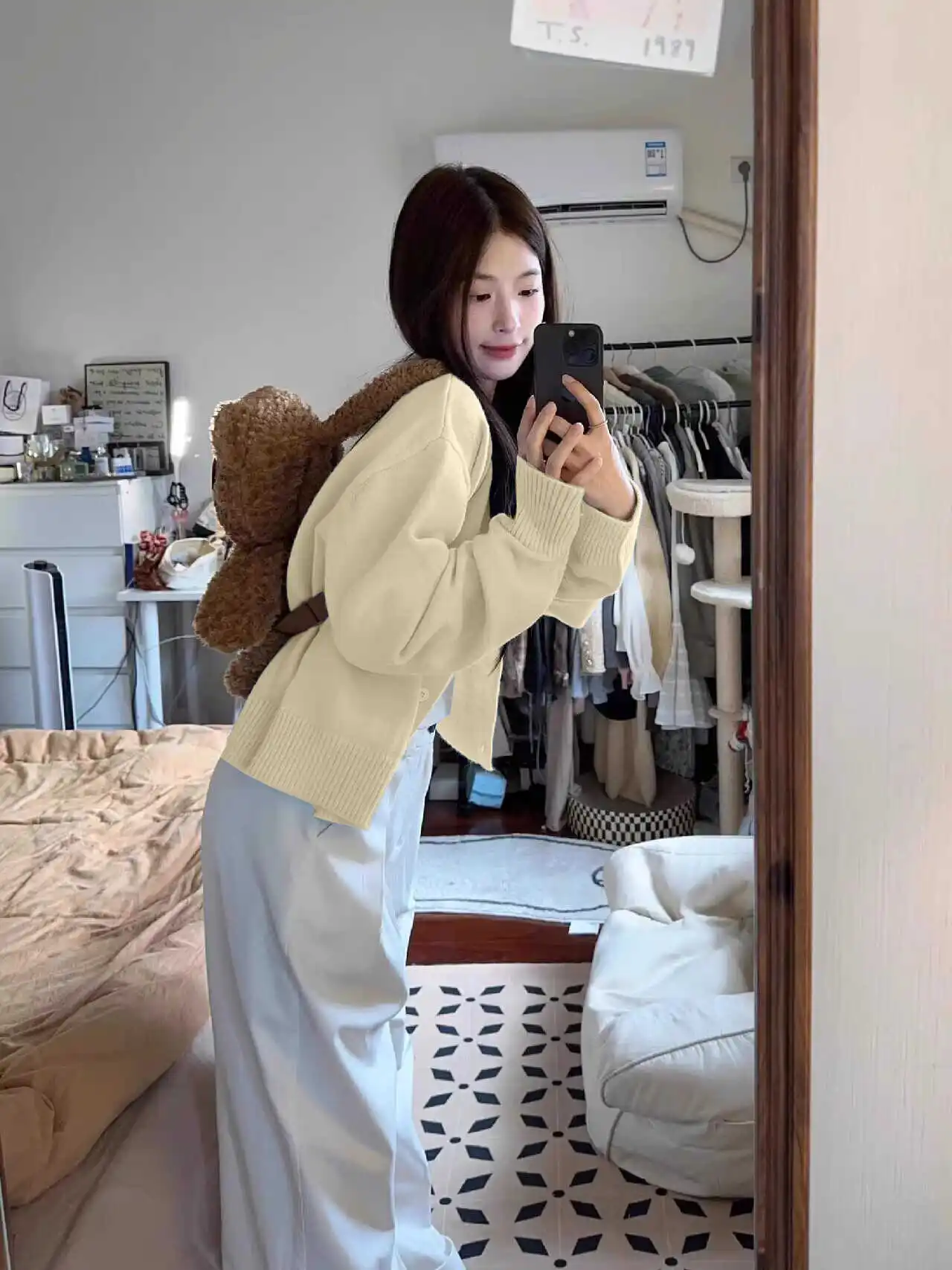 Soft Yellow Knitted ort Cardigan Women's Early Autumn Korean Sle Gentle Lazy Milk Fufu ort Sweater Jaet
Soft Yellow Knitted ort Cardigan Women's Early Autumn Korean Sle Gentle Lazy Milk Fufu ort Sweater Jaet