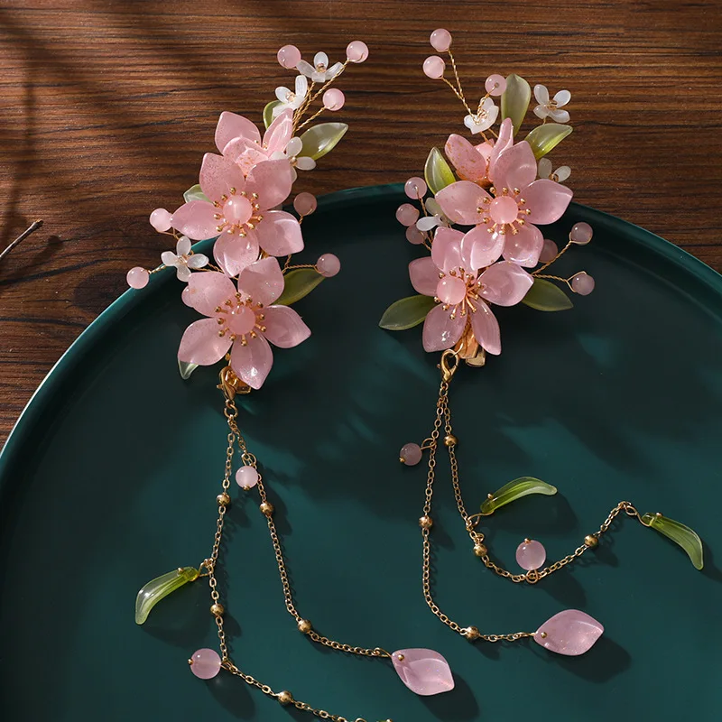 Headdress for Han Chinese Clothing Hairpin Tassel Barrettes Antique Hair Accessories Full Set of Ancient Costume Ornament
Headdress for Han Chinese Clothing Hairpin Tassel Barrettes Antique Hair Accessories Full Set of Ancient Costume Ornament