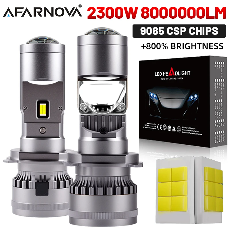 H4 Bi Mini LED Projector Lens Car Bulb Auto Headlight Turbo Lamps Dual Motorcycle High Low Beam Plug&Play 12V
H4 Bi Mini LED Projector Lens Car Bulb Auto Headlight Turbo Lamps Dual Motorcycle High Low Beam Plug&Play 12V