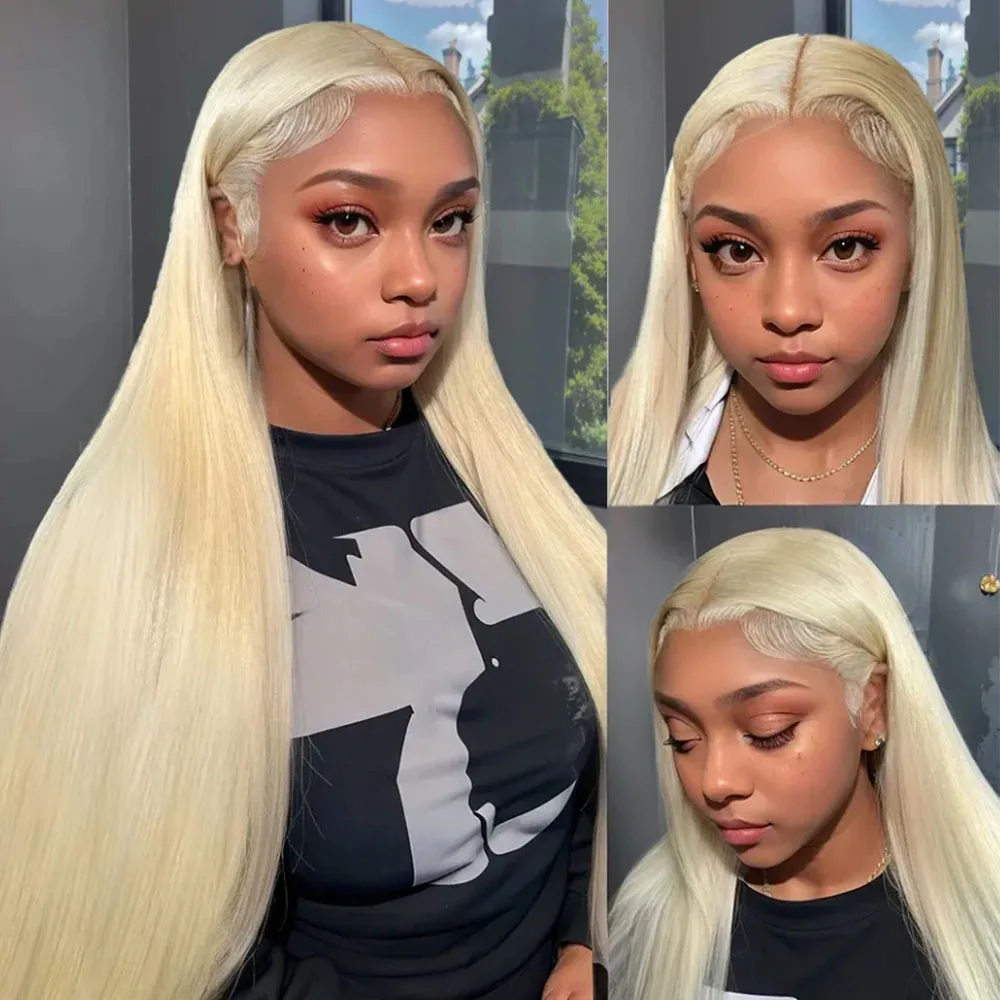 13x6 HD Transparent 613 Blonde Lace Frontal Human Hair Wigs 613 Color Wig Brazilian Bone Straight Lace Front Human Hair Wig
13x6 HD Transparent 613 Blonde Lace Frontal Human Hair Wigs 613 Color Wig Brazilian Bone Straight Lace Front Human Hair Wig