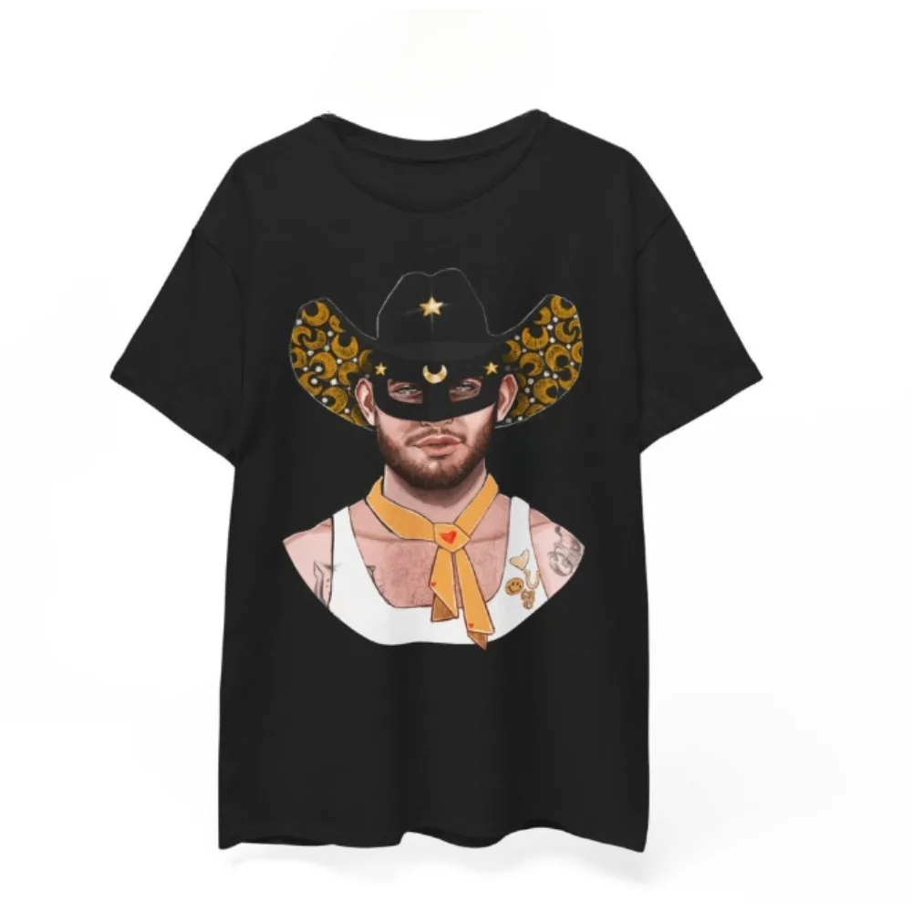 Orville Peck Merch T-shirts Women Men Fashion Casual Short Sleeve Streetwear T-shirt Gift
Orville Peck Merch T-shirts Women Men Fashion Casual Short Sleeve Streetwear T-shirt Gift