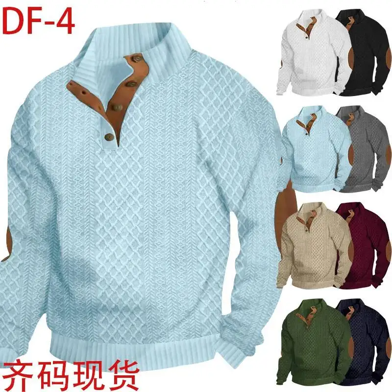2026 Cross-Border Heavy Jacquard Men's Autumn And Winter Slim Stand-Up Collar Long-Sleeved Pullover Sweater Men
2026 Cross-Border Heavy Jacquard Men's Autumn And Winter Slim Stand-Up Collar Long-Sleeved Pullover Sweater Men