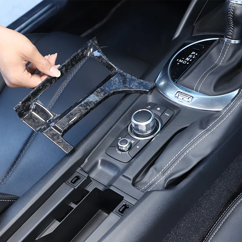 For Mazda MX-5 ND/Fiat 124/Abarth124 2016+ True carbon fiber Car central control gear panel frame cover sticker Car accessories
For Mazda MX-5 ND/Fiat 124/Abarth124 2016+ True carbon fiber Car central control gear panel frame cover sticker Car accessories
