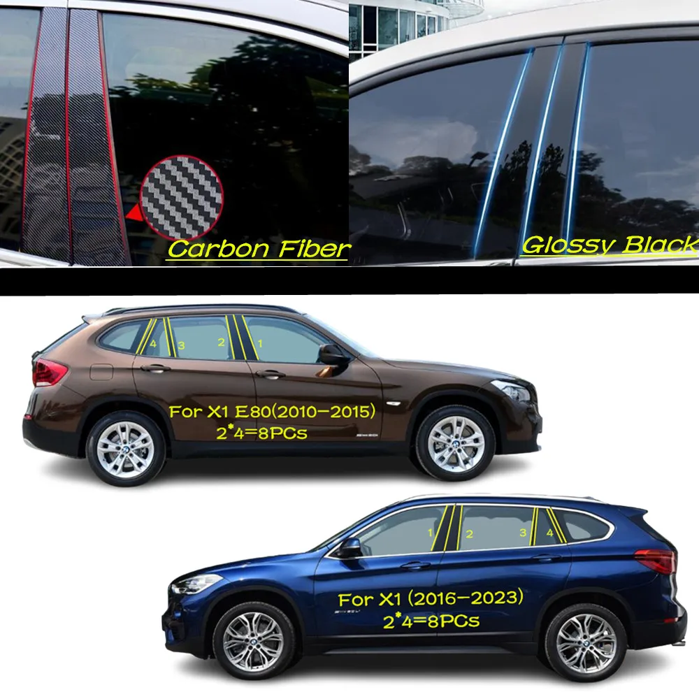 Car PC Material Pillar Post Cover Door Trim Window Molding Sticker Plate Accessories For BMW X1 E80 F48 SDrive XDrive 2010-2023
Car PC Material Pillar Post Cover Door Trim Window Molding Sticker Plate Accessories For BMW X1 E80 F48 SDrive XDrive 2010-2023