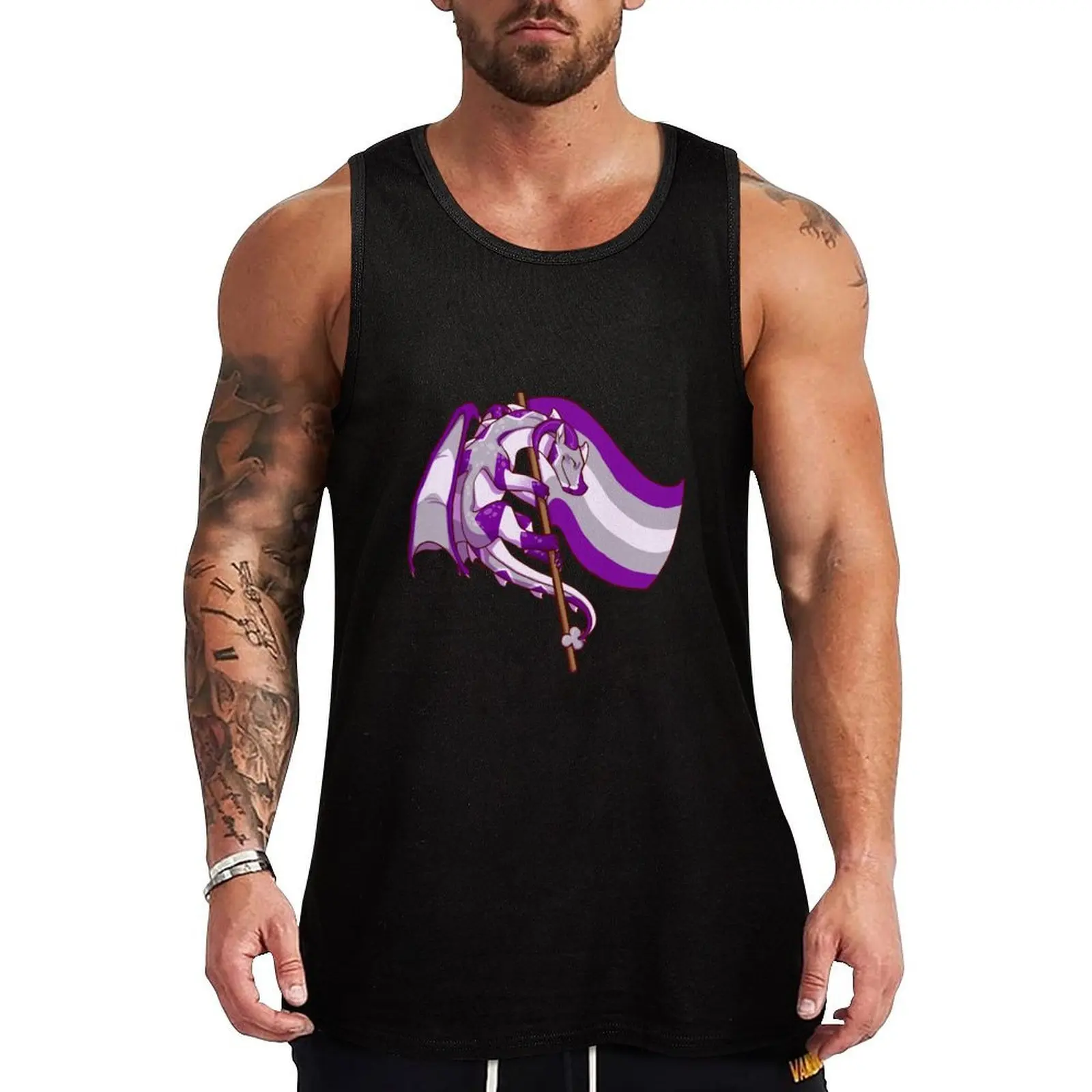 Grey-Asexual Pride Flag Dragon (3rd Edition) Tank Top Geometric Print Tank Top Modern Graphic Sleeveless
Grey-Asexual Pride Flag Dragon (3rd Edition) Tank Top Geometric Print Tank Top Modern Graphic Sleeveless