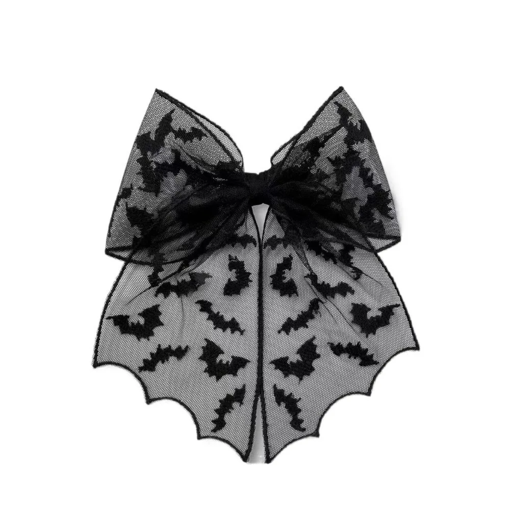 Bat Theme Bowknot Halloween Hair Clip Tulle Black Spring Hair Clip Bat Embroidery Veil Gothic Hairpins Halloween Party
Bat Theme Bowknot Halloween Hair Clip Tulle Black Spring Hair Clip Bat Embroidery Veil Gothic Hairpins Halloween Party