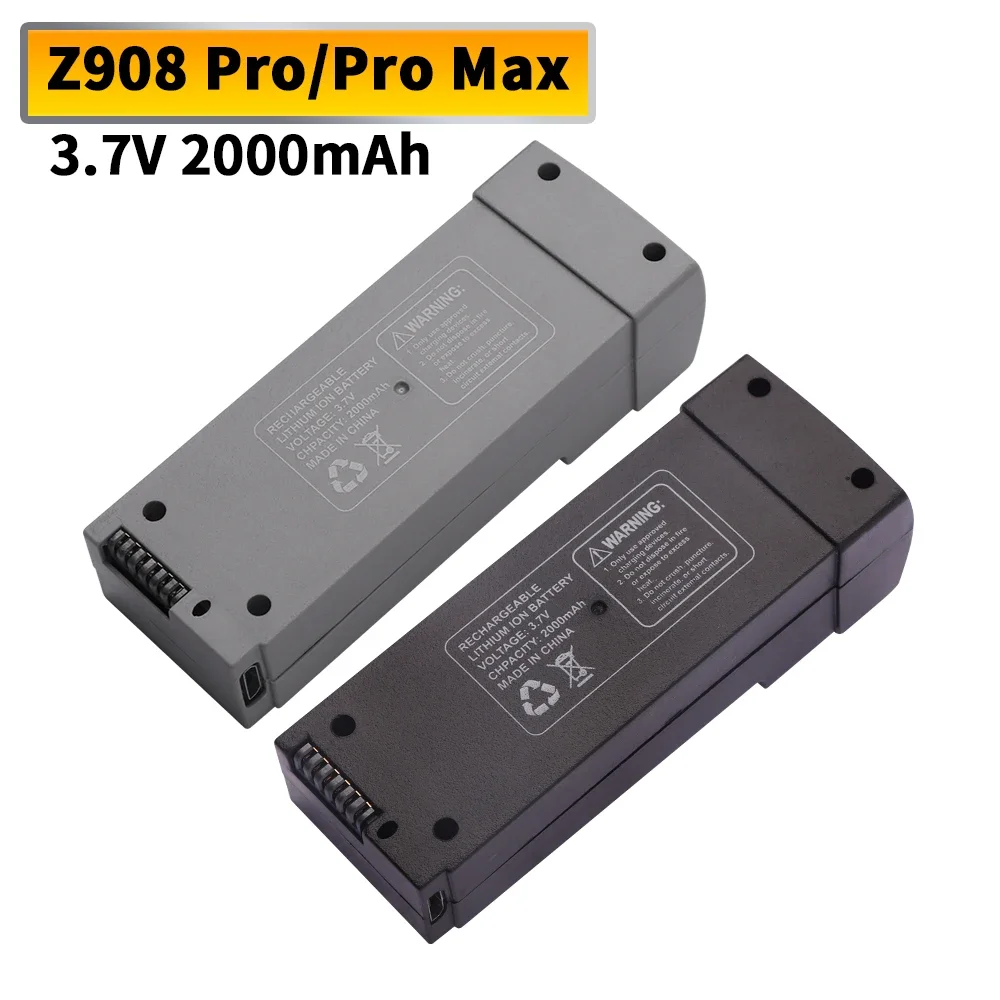 3.7V 2000MAh Oringal Z908 MAX Grey/ Black BatteryZ908 Pro MAX Battery for Z908 PRO MAX RC Plane
3.7V 2000MAh Oringal Z908 MAX Grey/ Black BatteryZ908 Pro MAX Battery for Z908 PRO MAX RC Plane