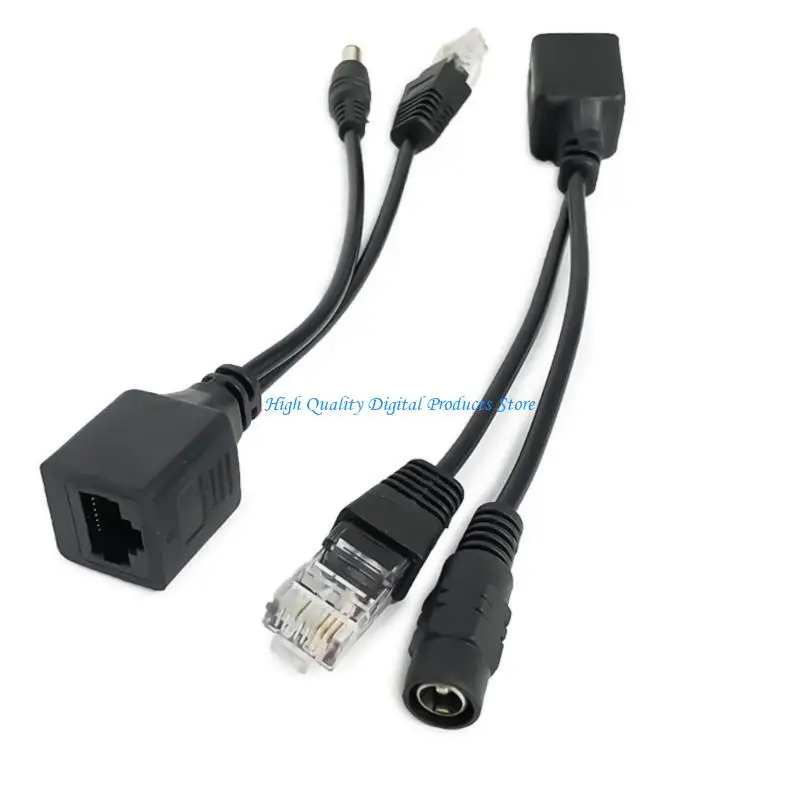 U2JE Passive PoE Injector and Splitter for IPCameras and Wireless Access Points with DC5.5x2.1mm Connectors RJ45 Plugs
U2JE Passive PoE Injector and Splitter for IPCameras and Wireless Access Points with DC5.5x2.1mm Connectors RJ45 Plugs