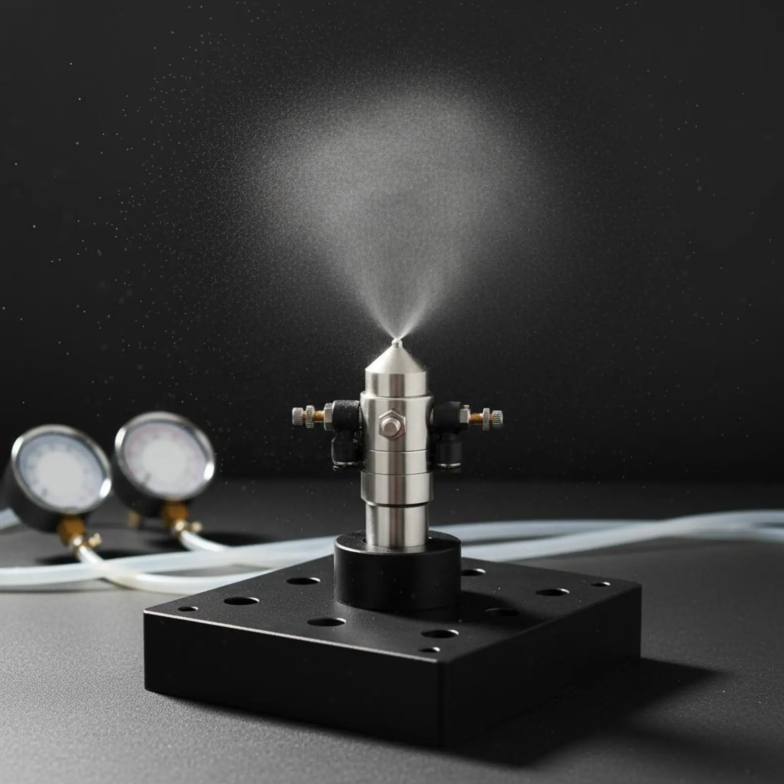 Air Spray-Forming Spray Spray Head Adjustable Flow Two-Fluid Misting Spray Head Stainless Steel Misting Head Easy to Install
Air Spray-Forming Spray Spray Head Adjustable Flow Two-Fluid Misting Spray Head Stainless Steel Misting Head Easy to Install