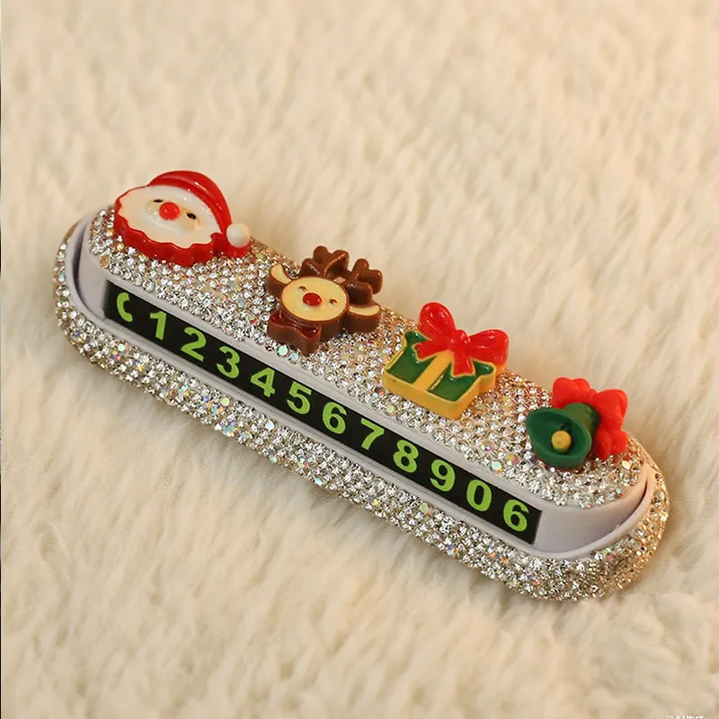 1pc Christmas Parking Phone Number Plate Spot Drilling Moving Digital Cartoon Cute Car Mobile Number Plate Christmas Decoration
1pc Christmas Parking Phone Number Plate Spot Drilling Moving Digital Cartoon Cute Car Mobile Number Plate Christmas Decoration