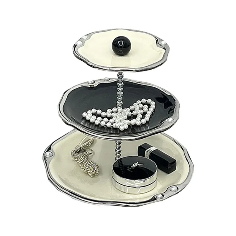 PYH ceramic fruit plate multi-layer household high-end fruit plate light luxury snack plate front desk dried
PYH ceramic fruit plate multi-layer household high-end fruit plate light luxury snack plate front desk dried