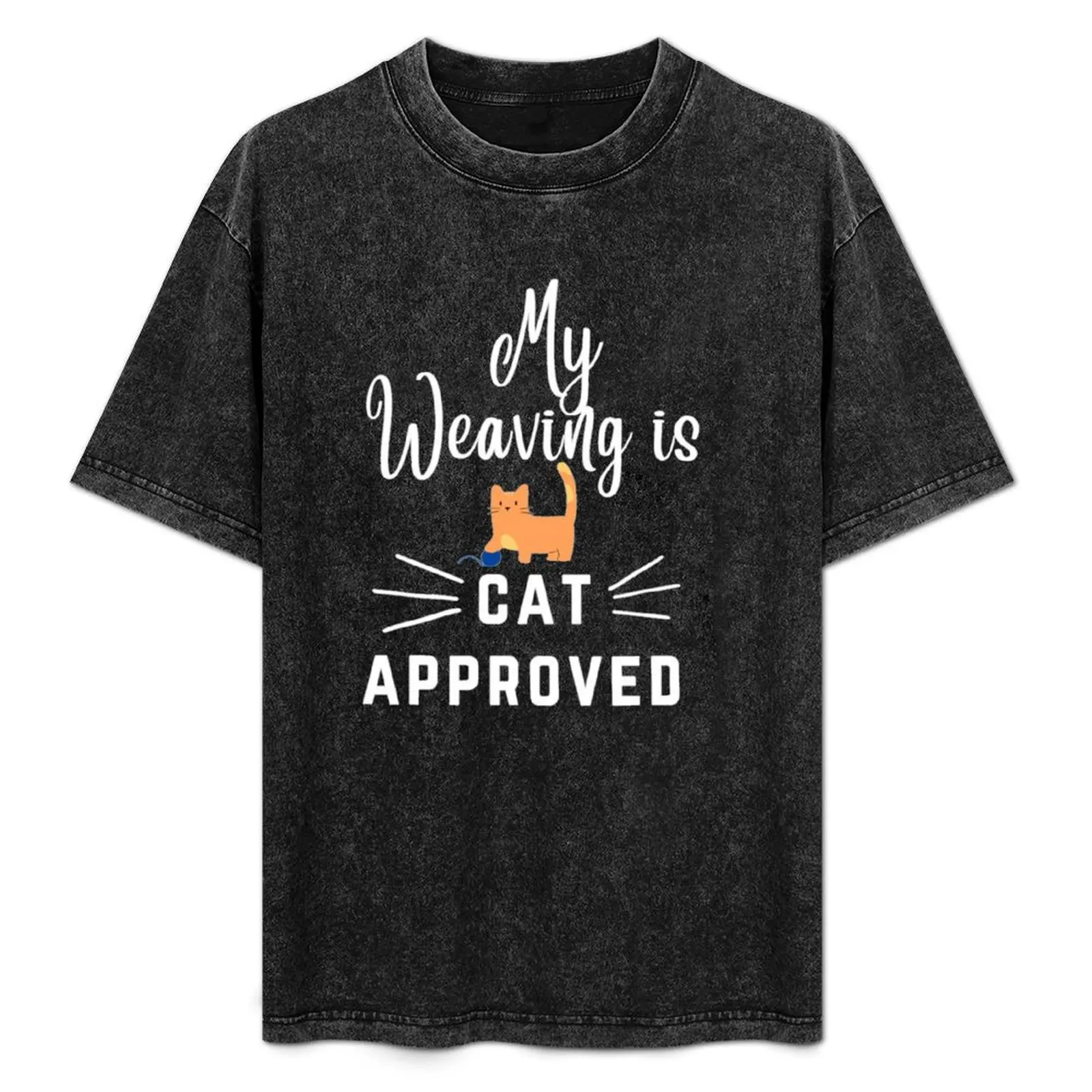 My Weaving is cat Approved fun gift for craft wool weaver T-Shirt Work Utility Casual Tee Shirt
My Weaving is cat Approved fun gift for craft wool weaver T-Shirt Work Utility Casual Tee Shirt