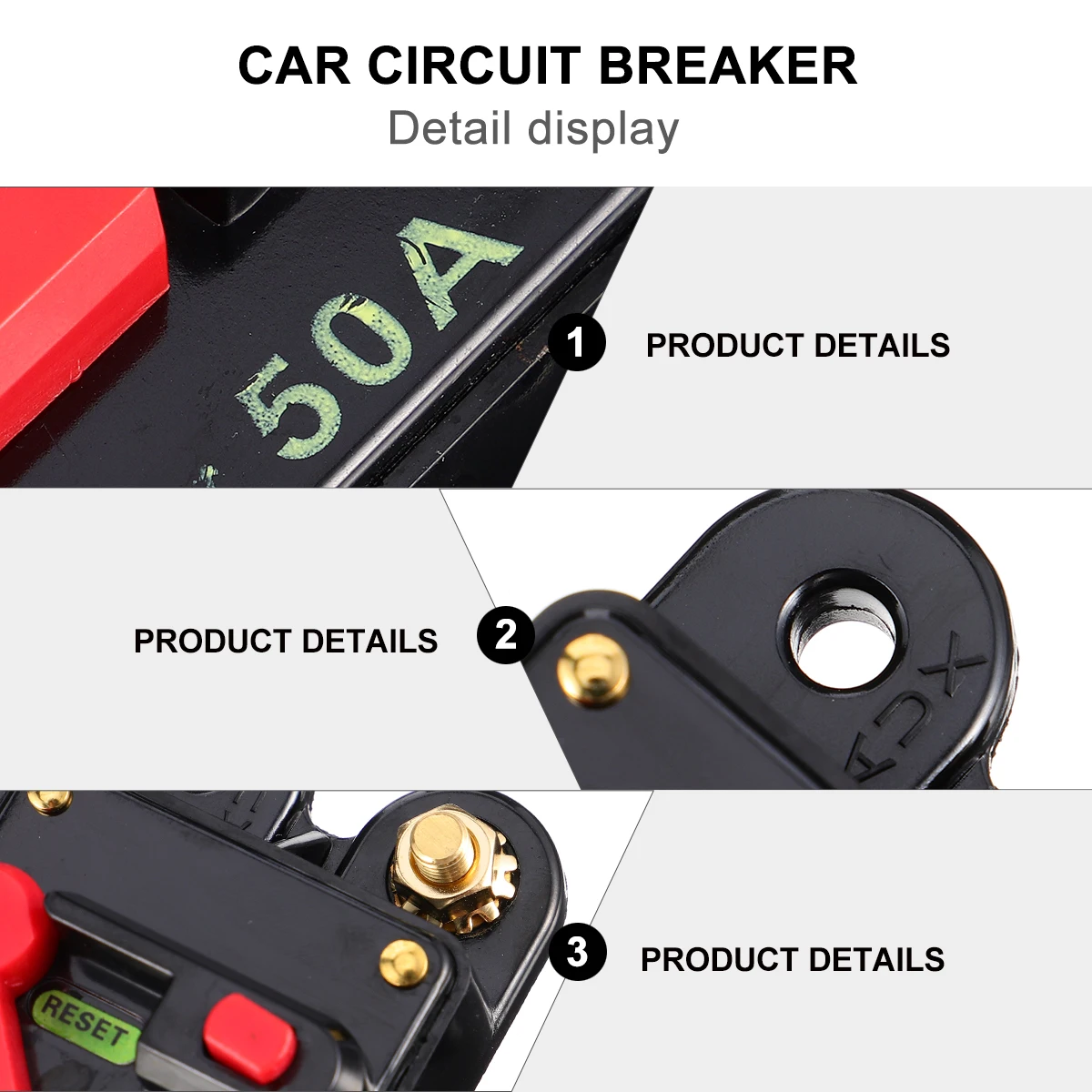 1pc Self-Recovery Fuse Holder Car Audio Circuit Breaker Resettable Power Supply Durable Temperature Resistant Compact
1pc Self-Recovery Fuse Holder Car Audio Circuit Breaker Resettable Power Supply Durable Temperature Resistant Compact