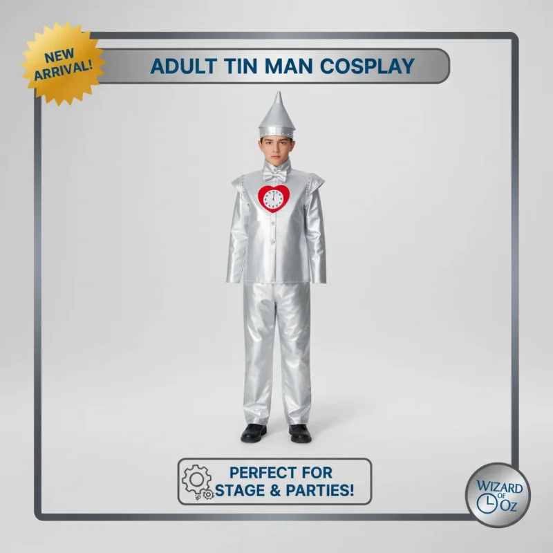 ✿JIDUA Adult Cosplay Tin Man Costume Iron Man Outfit Wizard of Oz Stage Performance Suit for Men❥★
✿JIDUA Adult Cosplay Tin Man Costume Iron Man Outfit Wizard of Oz Stage Performance Suit for Men❥★