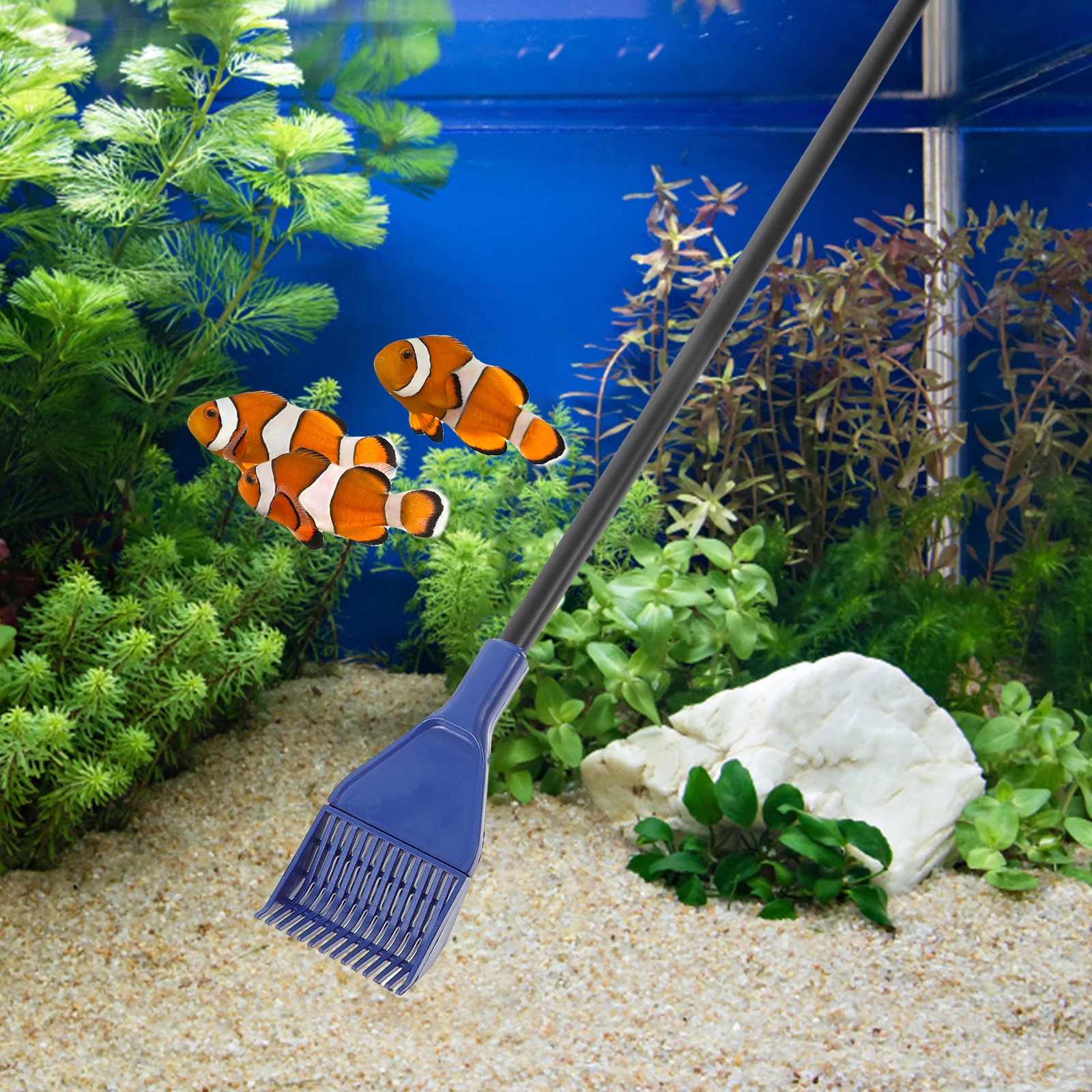 Aquarium Cleaning Kit 43*10*3Cm Black Blue Abs Tools Set Algae Scraping Gravel Rake Fish Net Sponge Brush Glass Tank Tools
Aquarium Cleaning Kit 43*10*3Cm Black Blue Abs Tools Set Algae Scraping Gravel Rake Fish Net Sponge Brush Glass Tank Tools