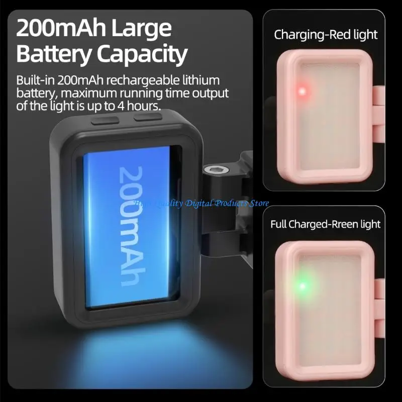 U2JE Versatile Camera Fill Light Adjustable 3 Temperatures Rechargeable Portable for Pocket 3 Optimal Lighting Devices
U2JE Versatile Camera Fill Light Adjustable 3 Temperatures Rechargeable Portable for Pocket 3 Optimal Lighting Devices