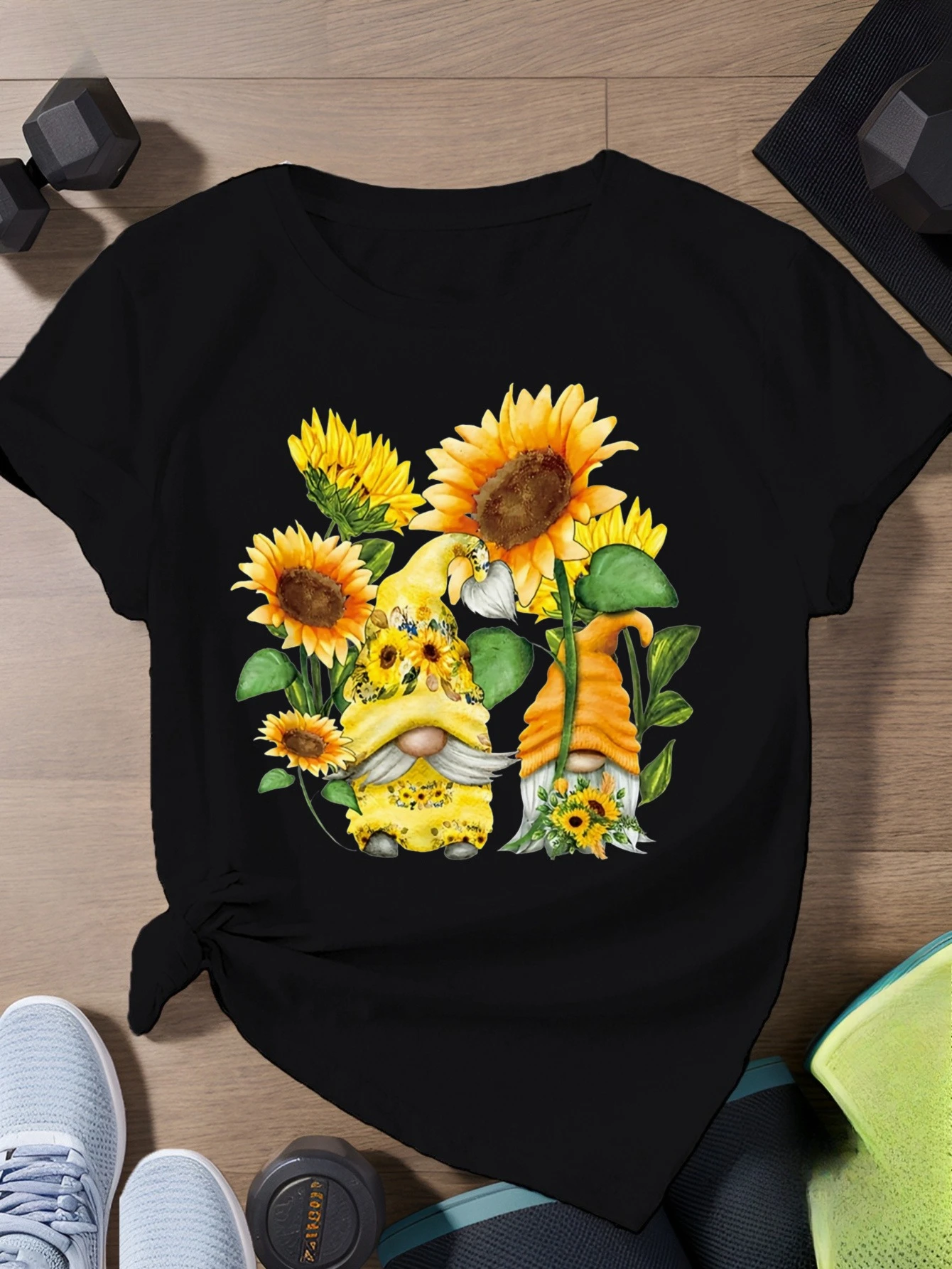 Sunflower Gnome Graphic Printing Summer Autumn Winter Cotton Men and Women T-shirt Short Sleeve Luxury Outdoor Sports Brand
Sunflower Gnome Graphic Printing Summer Autumn Winter Cotton Men and Women T-shirt Short Sleeve Luxury Outdoor Sports Brand