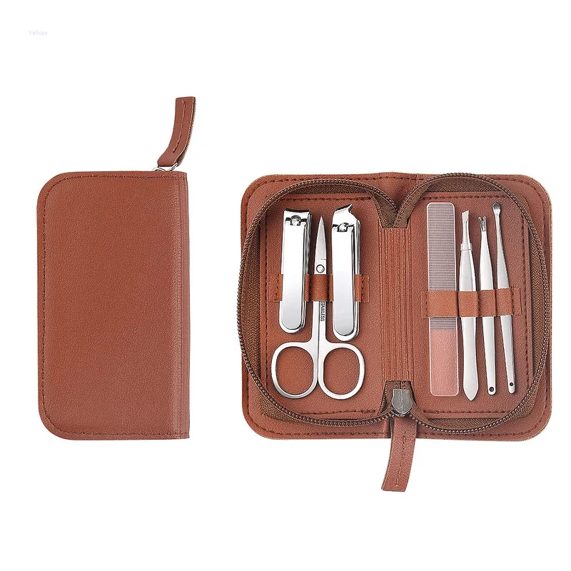 7 Piece Professional Manicure Tool Set Nail Clipper Nail Cutter Ear Pick Cuticle Scissors Grooming Beauty Gift Box Set For Home
7 Piece Professional Manicure Tool Set Nail Clipper Nail Cutter Ear Pick Cuticle Scissors Grooming Beauty Gift Box Set For Home