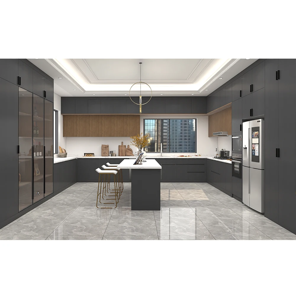 Italian Luxury Complete Wood Kitchen Cupboard Cabinets European White High Glossy Black Lacquer Plywood MDF Includes Faucet
Italian Luxury Complete Wood Kitchen Cupboard Cabinets European White High Glossy Black Lacquer Plywood MDF Includes Faucet