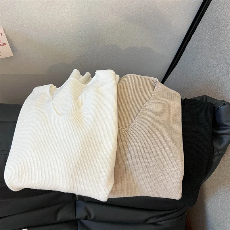 ZJAISS 2025 новый вязаный женский свитер с длинными рукавами, джемпер с v-образным вырезом, офисный женский свободный пуловер на пуговицах, свитера, топы
ZJAISS 2025 новый вязаный женский свитер с длинными рукавами, джемпер с v-образным вырезом, офисный женский свободный пуловер на пуговицах, свитера, топы