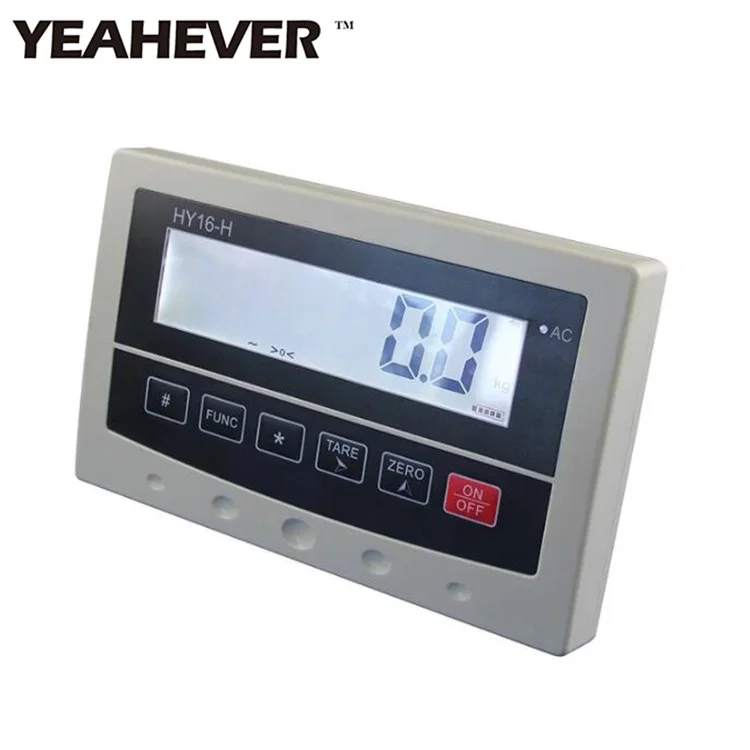 HY16-H Guaranteed quality electronic scale weight indicator lighting LCD display weighing indicator
HY16-H Guaranteed quality electronic scale weight indicator lighting LCD display weighing indicator