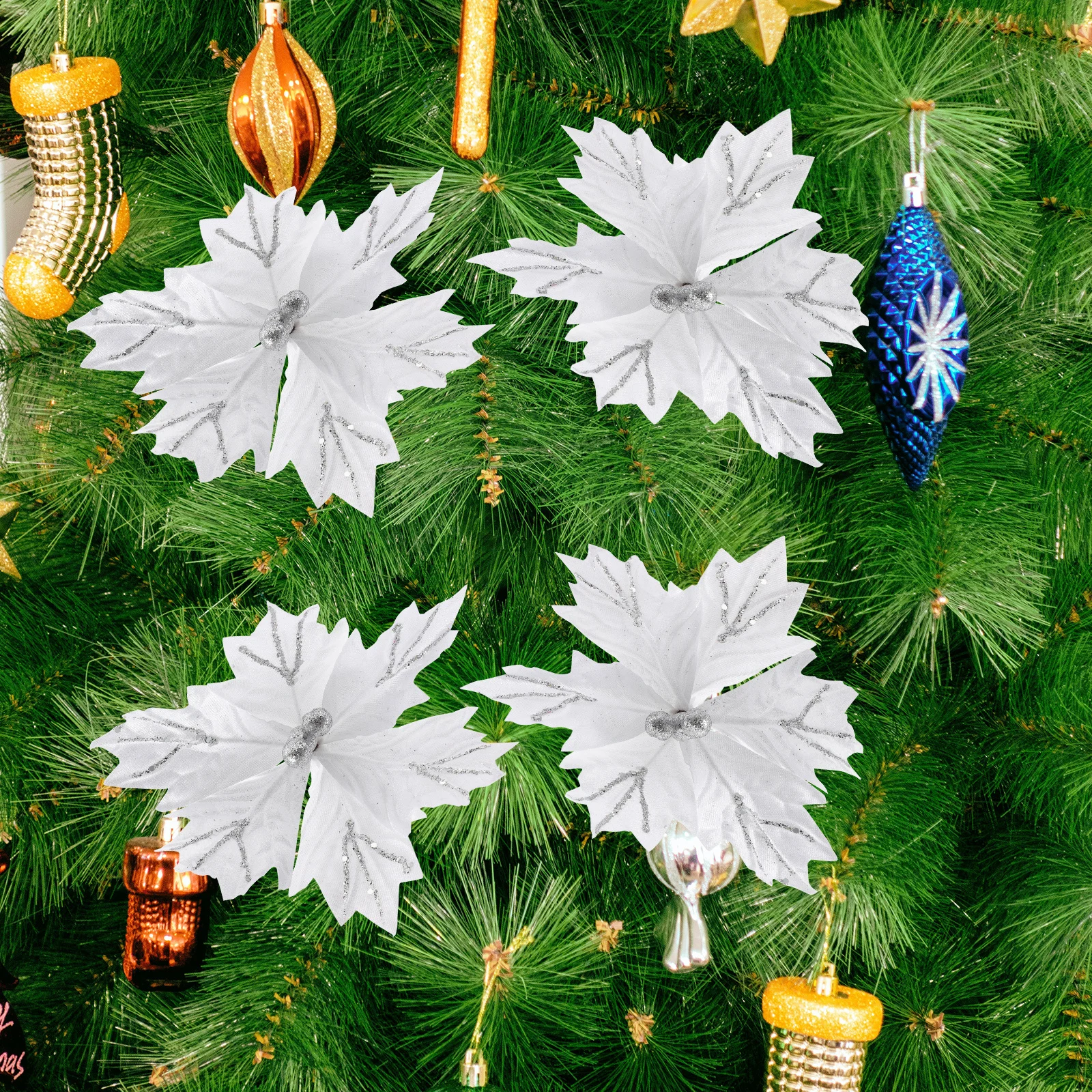 4Pcs Christmas Fake Flowers Decorative Powder Artificial Flower for Xmas Tree Wreath Garland Decoration Xmas Tree Decor
4Pcs Christmas Fake Flowers Decorative Powder Artificial Flower for Xmas Tree Wreath Garland Decoration Xmas Tree Decor