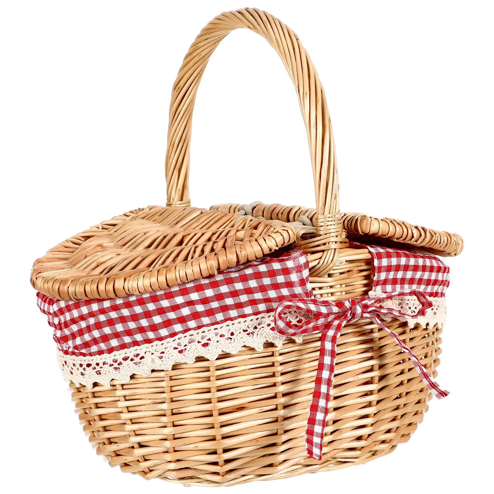 Rattan Storage Basket 26x18x15cm Natural Wicker Picnic Basket Double Lid Travel Food Fruit Snack Handheld Storage Bins Lids
Rattan Storage Basket 26x18x15cm Natural Wicker Picnic Basket Double Lid Travel Food Fruit Snack Handheld Storage Bins Lids