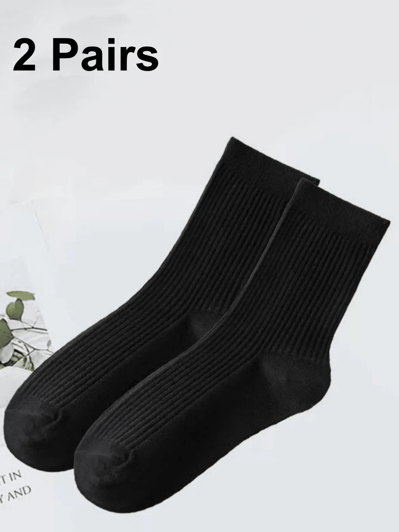 2 Pairs Classic Black Breathable Moisture Wicking Men Socks For Business Formal Or Sportswear Spring Summer Fall
2 Pairs Classic Black Breathable Moisture Wicking Men Socks For Business Formal Or Sportswear Spring Summer Fall