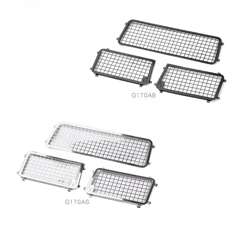 Stainless Steel Car Side Window Net and Tail Window Net Accessories for 1/10 RC Crawler Car Traxxas TRX4 NEW Bronco Upgrade Part
Stainless Steel Car Side Window Net and Tail Window Net Accessories for 1/10 RC Crawler Car Traxxas TRX4 NEW Bronco Upgrade Part