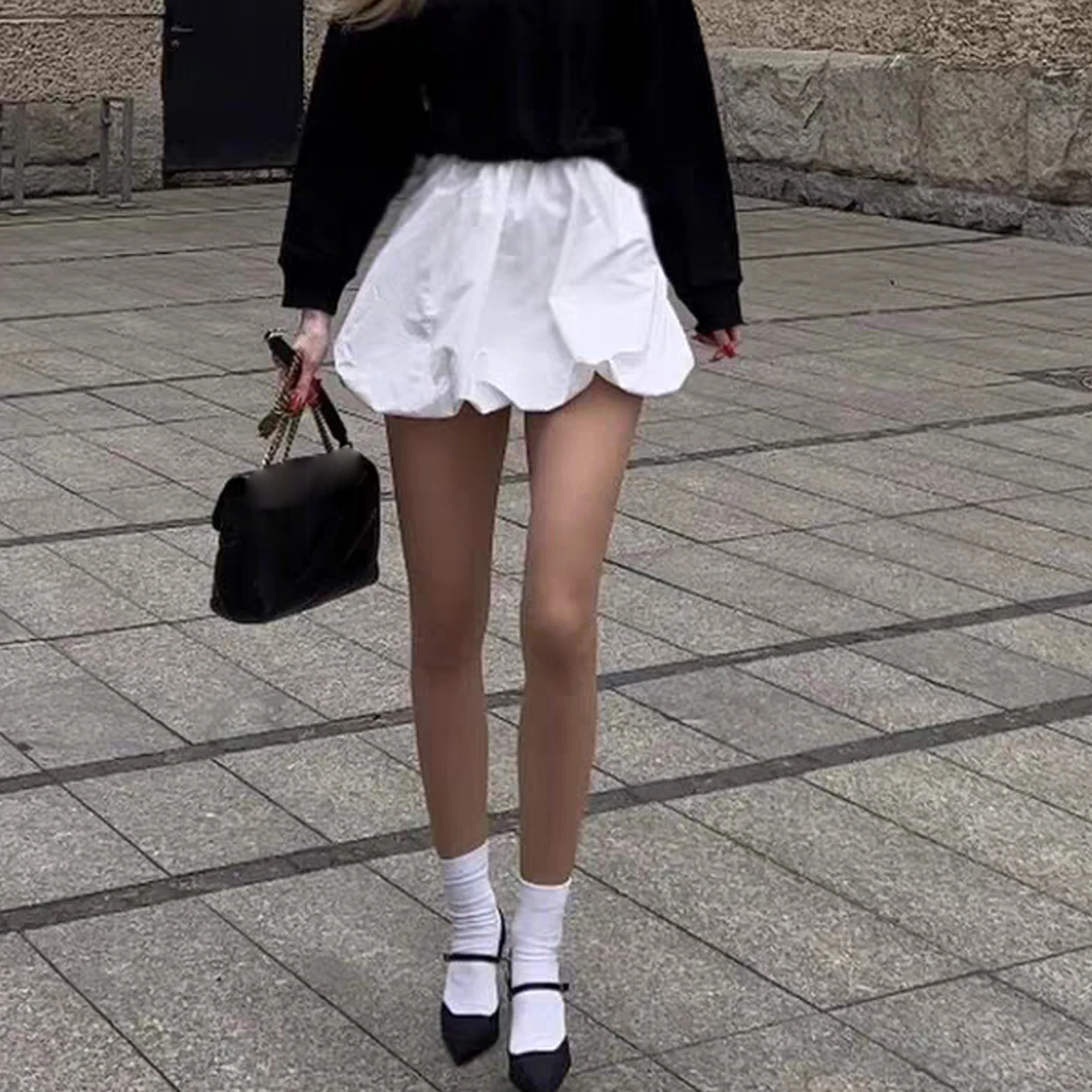 Women Beach Vacation Bubble Skirt Casual Solid Color/Plaid Print Elastic Mini A-Line Skirt Streetwear
Women Beach Vacation Bubble Skirt Casual Solid Color/Plaid Print Elastic Mini A-Line Skirt Streetwear