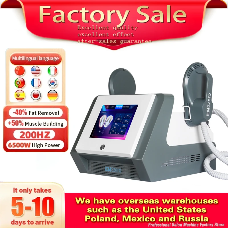 2025 Newest Portable DLS-EMS RF Weight Loss Machine Power 6500W Muscle Stimulating Fat Removal Body Sculpt Machine EMSzero
2025 Newest Portable DLS-EMS RF Weight Loss Machine Power 6500W Muscle Stimulating Fat Removal Body Sculpt Machine EMSzero