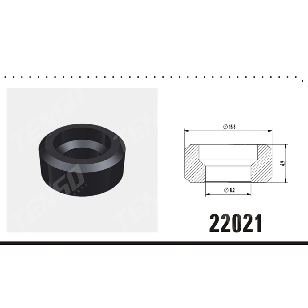 100 PCS Fuel Injector FKM Seals Repair Kits 22021 8.2*6.9*15.8 For Kia Avella 96-99 Fuel Injector Repair Parts For AY-S4017
100 PCS Fuel Injector FKM Seals Repair Kits 22021 8.2*6.9*15.8 For Kia Avella 96-99 Fuel Injector Repair Parts For AY-S4017
