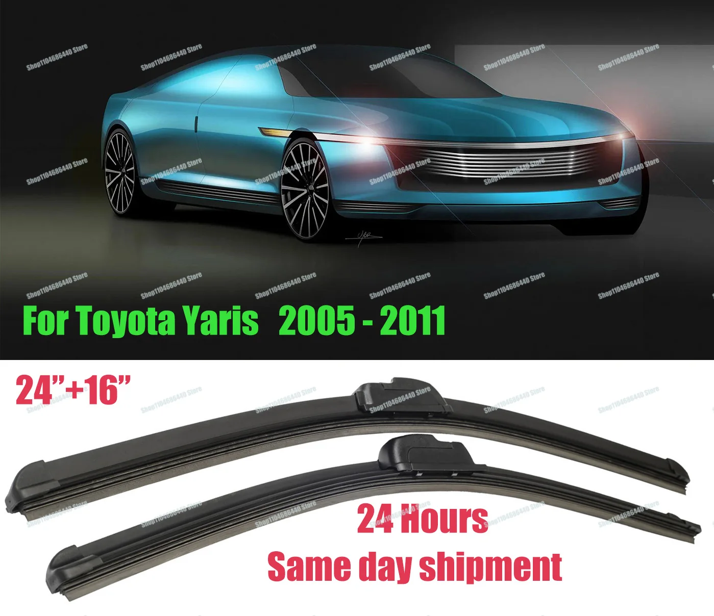 Front Wiper Blades For Toyota Yaris XP90 90 Vitz 2005 - 2011 2010 2009 2008 2007 2006 Hatch Windshield Windscreen Brushes
Front Wiper Blades For Toyota Yaris XP90 90 Vitz 2005 - 2011 2010 2009 2008 2007 2006 Hatch Windshield Windscreen Brushes