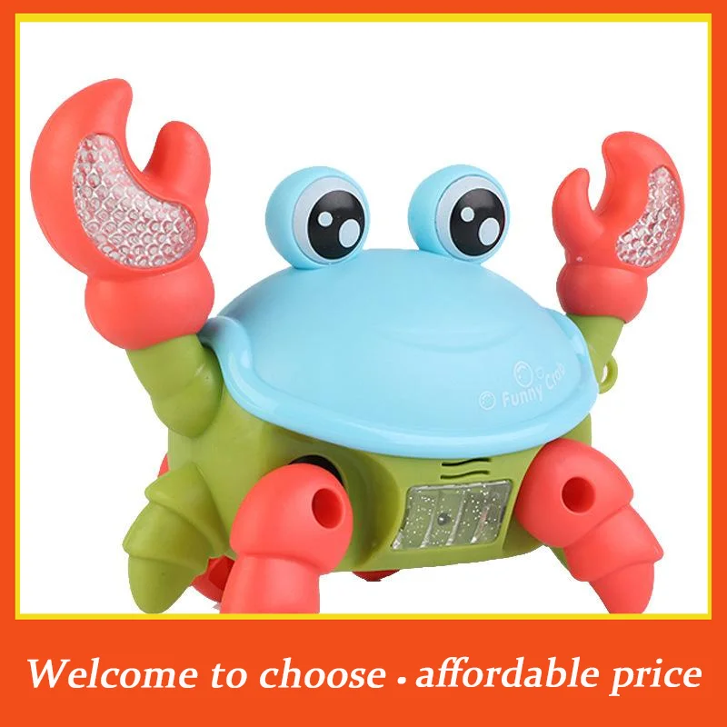 TH 1Pcs Walking Moving Toys For Kids Crawling Crab Toy Electric Little Crab Toys With Sound And Light Interactive Music Gifts
TH 1Pcs Walking Moving Toys For Kids Crawling Crab Toy Electric Little Crab Toys With Sound And Light Interactive Music Gifts
