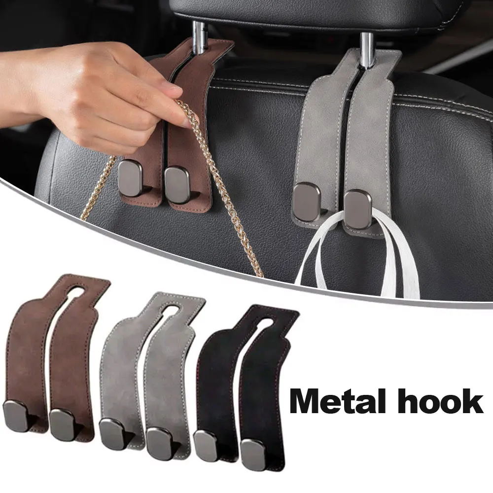 1Pc Universal Suede Rear Car Headrest Hook Premium Seat Hanging 20kg Dual Hook Load-Bearing Hanger Auto Interior Accessories
1Pc Universal Suede Rear Car Headrest Hook Premium Seat Hanging 20kg Dual Hook Load-Bearing Hanger Auto Interior Accessories