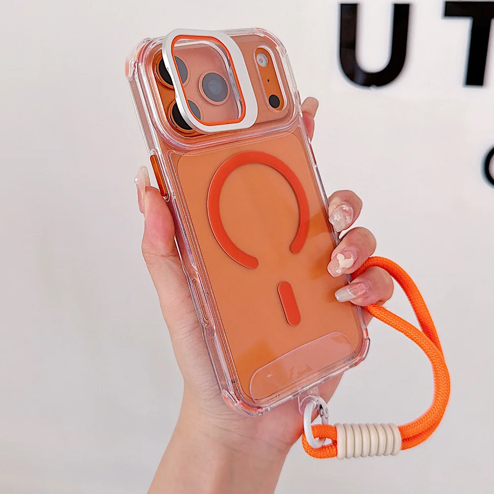 Magnetic Phone Case with Corner Protection, Kickstand, Lens Guard & Lanyard For iPhone16 15 14 13 12 11 17ProMax Plus Air
Magnetic Phone Case with Corner Protection, Kickstand, Lens Guard & Lanyard For iPhone16 15 14 13 12 11 17ProMax Plus Air